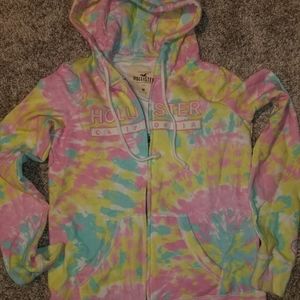 Hollister Tie dyed hoodie